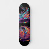 Vibrant Basketball Victory Graphic Pro Skateboard  (Vorderseite)