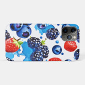 Vibrant Berry Pattern Case-Mate iPhone Hülle (Rückseite (Horizontal))