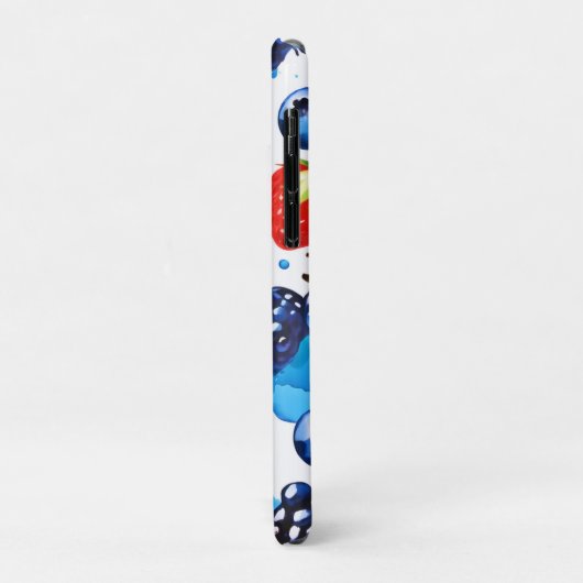 Vibrant Berry Pattern Case-Mate iPhone Hülle (Hinten/Links)