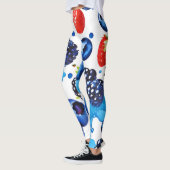Vibrant Berry Pattern Leggings (Links)