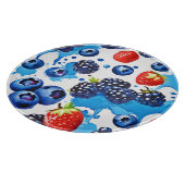 Vibrant Berry Pattern Schneidebrett (Ecke)