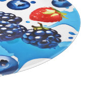 Vibrant Berry Pattern Schneidebrett (Ecke)