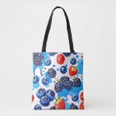 Vibrant Berry Pattern Tasche (Vorderseite)