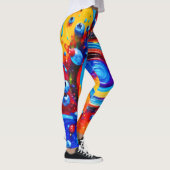 Vibrant Berry Vortex Leggings (Rechts)