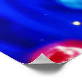 Vibrant Berry Vortex Poster (Ecke)