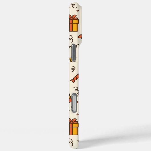 Vibrant Birthday Party Seamless Pattern Case-Mate iPhone Hülle (Rückseite / Rechts)