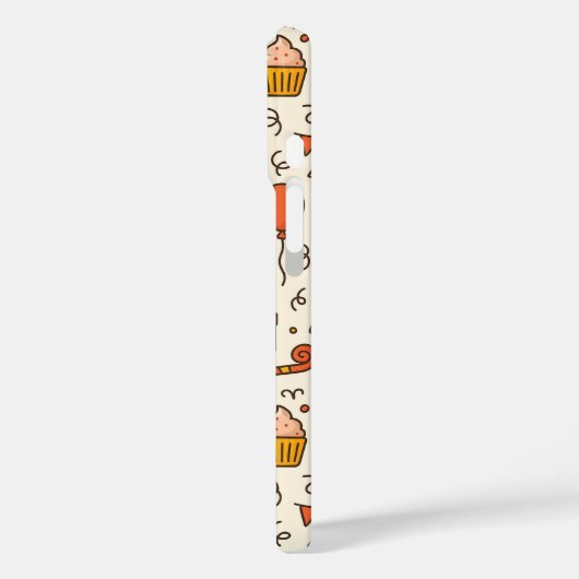 Vibrant Birthday Party Seamless Pattern Case-Mate iPhone Hülle (Rückseite / Links)