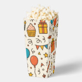 Vibrant Birthday Party Seamless Pattern Geschenkschachtel (Geplatzt)