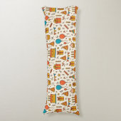 Vibrant Birthday Party Seamless Pattern Seitenschläferkissen (Vorderseite Vertikal)