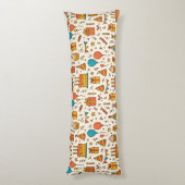 Vibrant Birthday Party Seamless Pattern Seitenschläferkissen (Rückseite (Vertikal))