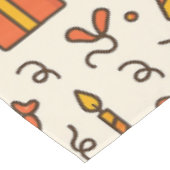Vibrant Birthday Party Seamless Pattern Tischdecke (Schrägansicht)