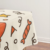 Vibrant Birthday Party Seamless Pattern Tischdecke (Beispiel)