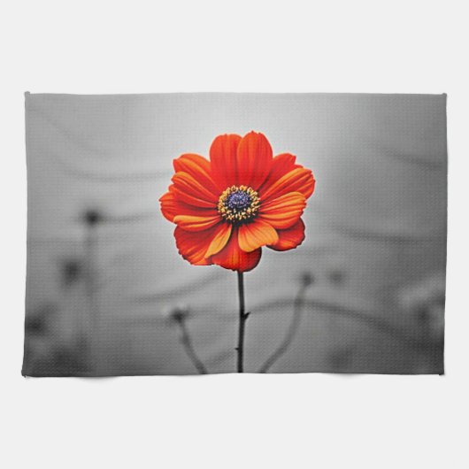 Vibrant Bloom Joy Geschirrtuch (Horizontal)
