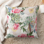 Vibrant Blossoms: Colorful Abstract Flowers Kissen (Decke)