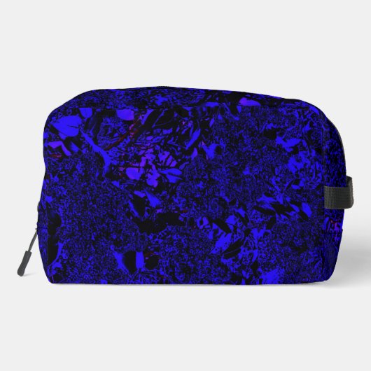 Vibrant Blue Monogram Toiletry Bag  Waschbeutel (Rückseite)