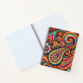 Vibrant Boho Paisley Notizblock (Innenseite)