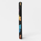 Vibrant Butterflies Monogram Case-Mate iPhone Hülle (Hinten/Links)