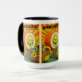 Vibrant California Roll Terror Monster Sushi Kaiju Tasse (Vorderseite Links)