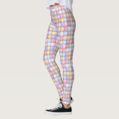 Vibrant Candy Pattern | Pastel Bubble Gum Leggings (Links)