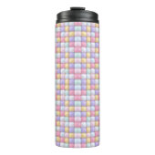 Vibrant Candy Pattern | Pastel Bubble Gum Thermosbecher (Vorderseite)