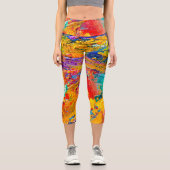 VIBRANT CAPRI LEGGINGS (Vorderseite)