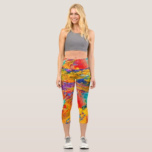 VIBRANT CAPRI LEGGINGS (Vorderseite)