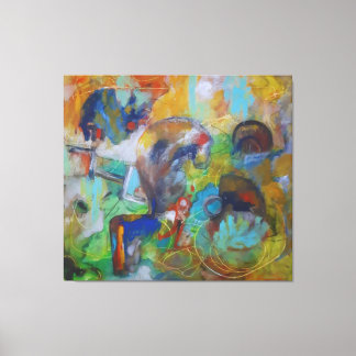 Vibrant Chaos Leinwanddruck