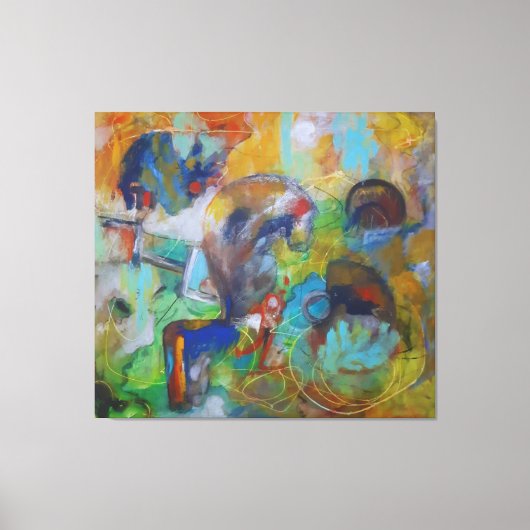 Vibrant Chaos Leinwanddruck (Vorderseite)