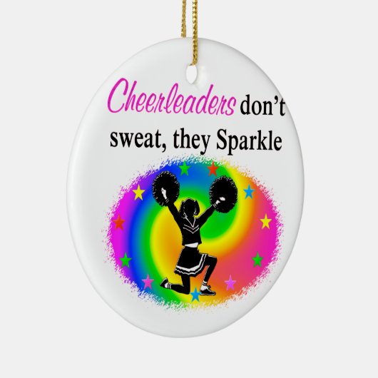 VIBRANT CHEERLEADER KERAMIK ORNAMENT (Rechts)