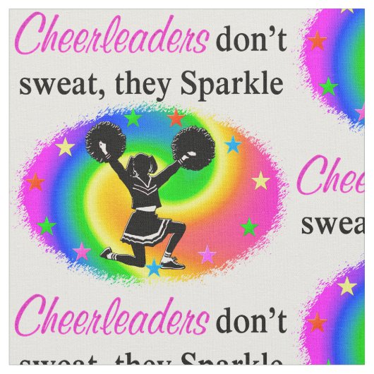 VIBRANT CHEERLEADER STOFF (Nahaufnahme)