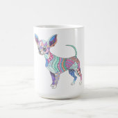 Vibrant Chihuahua Mug Kaffeetasse (Mittel)