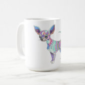 Vibrant Chihuahua Mug Kaffeetasse (Vorderseite Links)