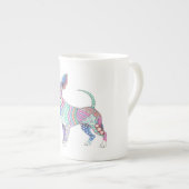 Vibrant Chihuahua Special Mug Porzellantasse (Vorderseite Rechts)