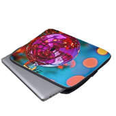 Vibrant Christmas Ornament Sparkle Design Laptopschutzhülle (Vorne Knopf)