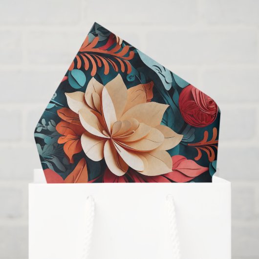 Vibrant Christmas-themed Seidenpapier (Geschenktüte)