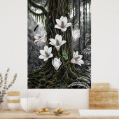 Vibrant Chromatic Lily - Fine Art Botanical Poster (Küche)