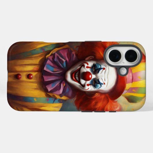 Vibrant Circus iPhone Case (Rückseite (Horizontal))