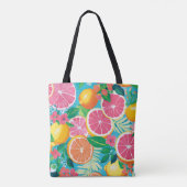 Vibrant Citrus Garden  Tasche (Rückseite)