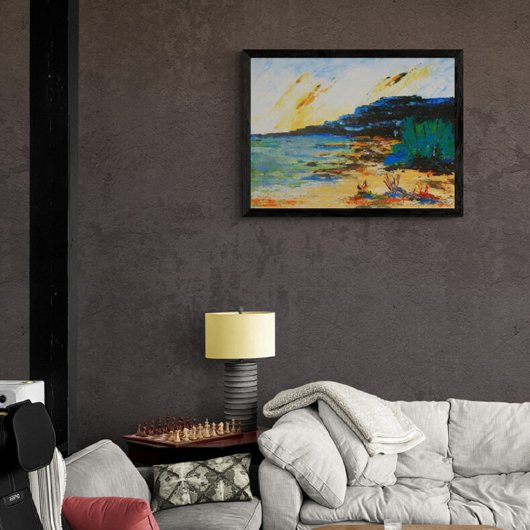 Vibrant Coastal Landscape Fotodruck