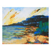 Vibrant Coastal Landscape Fotodruck (Vorne)