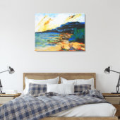 Vibrant Coastal Landscape Leinwanddruck (Insitu (Schlafzimmer))
