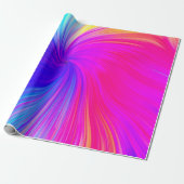 Vibrant Color Aesthetic Pattern Geschenkpapier (Ungerollt)