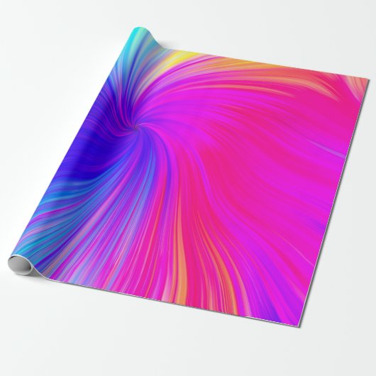 Vibrant Color Aesthetic Pattern Geschenkpapier (Ungerollt)