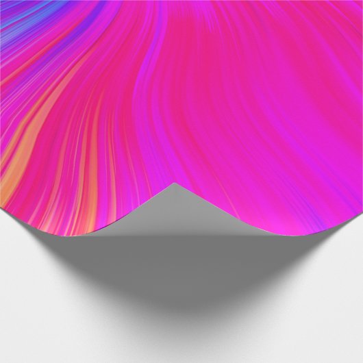 Vibrant Color Aesthetic Pattern Geschenkpapier (Ecke)