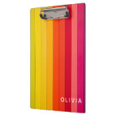 Vibrant Color Aesthetic Pattern Klemmbrett (Links)