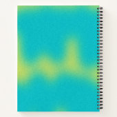 Vibrant Color Aesthetic Pattern Notizblock (Rückseite)