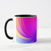 Vibrant Color Aesthetic Pattern Tasse (Links)