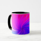 Vibrant Color Aesthetic Pattern Tasse (Vorderseite Links)