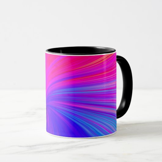 Vibrant Color Aesthetic Pattern Tasse (VorderseiteRechts)