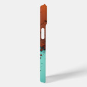 Vibrant Color Block iPhone case (Rückseite / Rechts)